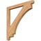 Ekena Millwork Imperial Arts & Crafts Smooth Bracket, Western Red Cedar, 3 1/2"W x 44"D x 44"H BKT04X44X44IMP03SWR - alternate 1